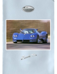 2002 PAGANI ZONDA S 7.3 BROCHURE FRANS
