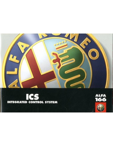 1999 ALFA ROMEO 166 ICS INSTRUCTIEBOEKJE FRANS