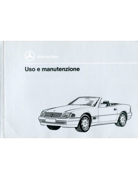 1993 MERCEDES BENZ SL KLASSE INSTRUCTIEBOEKJE ITALIAANS