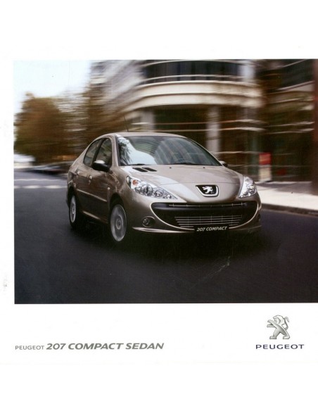 2010 PEUGOT 207 COMPACT SEDAN BROCHURE SPAANS