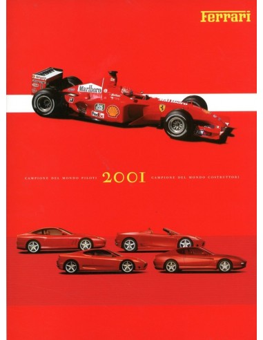 2001 FERRARI JAARBOEK ITALIAANS / ENGELS 1756/01