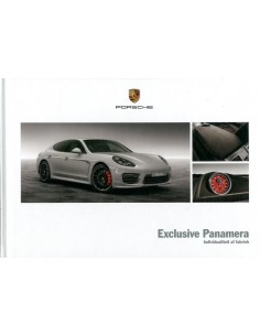 2014 PORSCHE PANAMERA EXCLUSIVE HARDCOVER PROSPEKT NIEDERLÄNDISCH