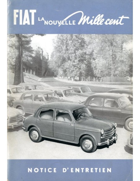 1953 FIAT 1100 INSTRUCTIEBOEKJE FRANS