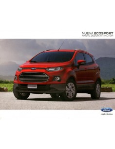 2013 FORD NUEVA ECOSPORT LEAFLET SPAANS