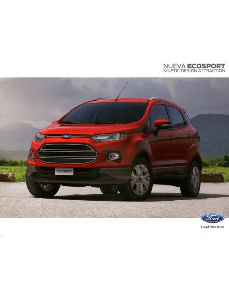 2013 FORD NUEVA ECOSPORT LEAFLET SPAANS