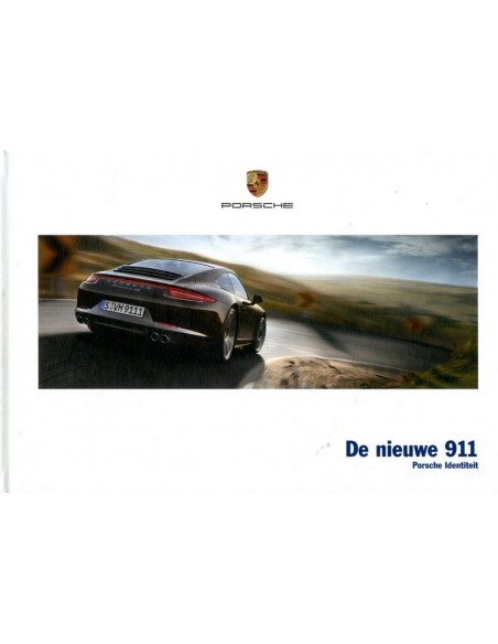 2012 PORSCHE 911 CARRERA HARDCOVER BROCHURE NEDERLANDS
