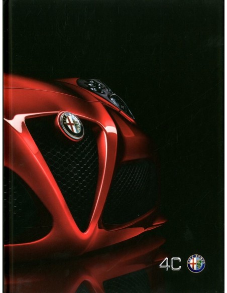 2013 ALFA ROMEO 4C HARDCOVER BROCHURE DUITS