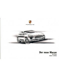 2013 PORSCHE MACAN HARDCOVER BROCHURE DUITS 2