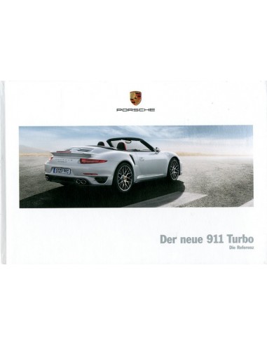 2013 PORSCHE 911 TURBO S HARDCOVER BROCHURE DUITS