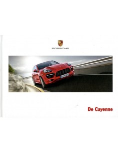 2013 PORSCHE CAYENNE HARDCOVER BROCHURE NEDERLANDS