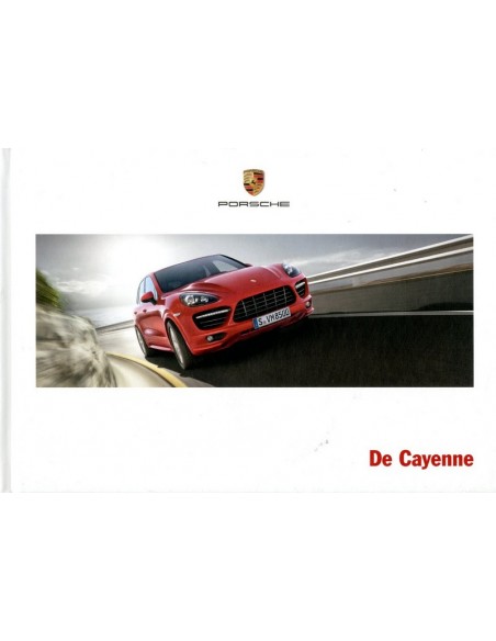 2013 PORSCHE CAYENNE HARDCOVER BROCHURE NEDERLANDS