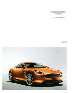 2011 ASTON MARTIN VIRAGE BROCHURE FRANS