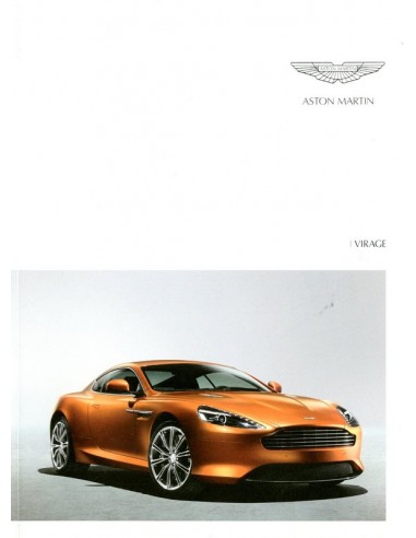 2011 ASTON MARTIN VIRAGE BROCHURE FRANS