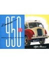 1955 ALFA ROMEO 950 AUTOCARRO BROCHURE ITALIAANS
