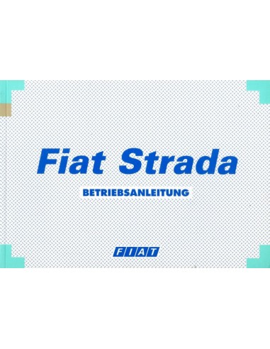 1999 FIAT STRADA INSTRUCTIEBOEKJE DUITS