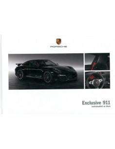 2014 PORSCHE 911 CARRERA EXCLUSIVE HARDCOVER BROCHURE DUITS