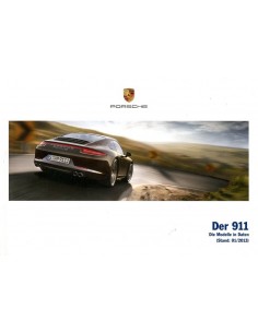 2013 PORSCHE 911 CARRERA HARDCOVER BROCHURE DUITS 2