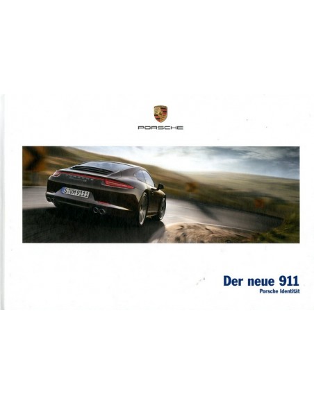 2013 PORSCHE 911 CARRERA HARDCOVER BROCHURE DUITS