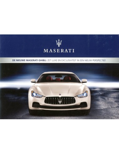 2013 MASERATI GHIBLI BROCHURE NEDERLANDS
