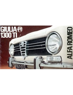 1969 ALFA ROMEO GIULIA 1300 TI BROCHURE DUITS