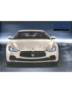2013 MASERATI GHIBLI BROCHURE ITALIAANS