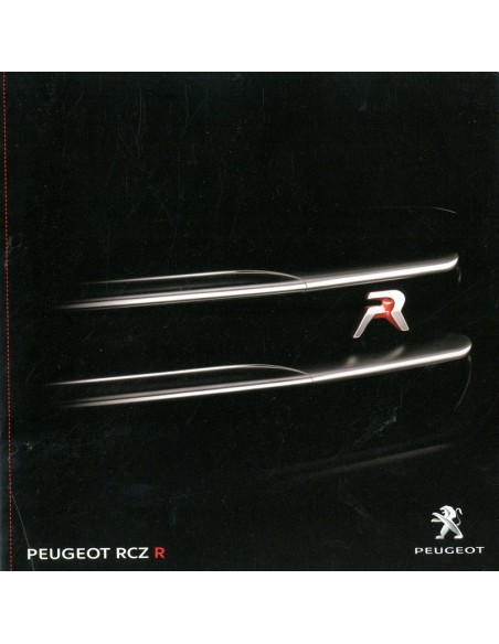 2013 PEUGEOT RCZ R BROCHURE DUITS