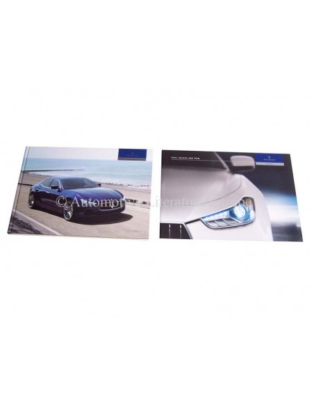 2014 MASERATI GHIBLI HARDCOVER BROCHURE ENGELS