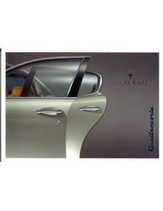 2008 MASERATI QUATTROPORTE V BROCHURE ENGELS