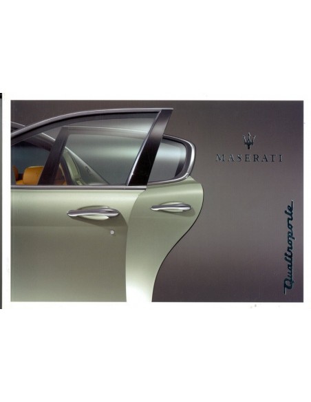 2008 MASERATI QUATTROPORTE V BROCHURE ENGELS