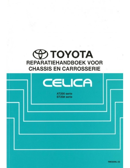 1994 TOYOTA CELICA CHASSIS & CAROSSERIE WERKPLAATSHANDBOEK NEDERLANDS