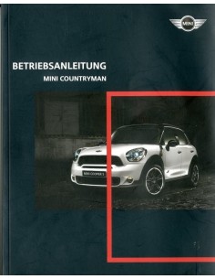 2010 MINI COUNTRYMAN HANDLEIDING DUITS