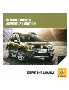 2014 RENAULT DUSTER ADVENTURE EDITION BROCHURE ENGELS