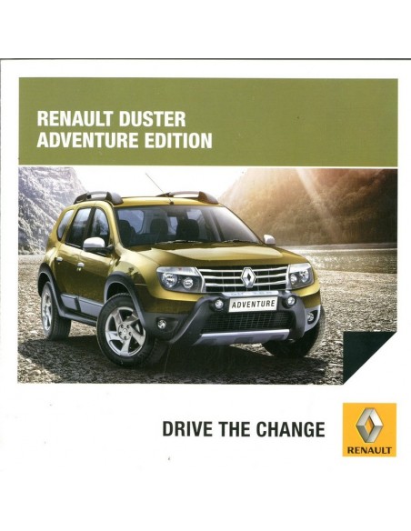 2014 RENAULT DUSTER ADVENTURE EDITION BROCHURE ENGELS