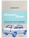 1966 AUTOBIANCHI PRIMULA COUPE ONDERDELENHANDBOEK CARROSSERIE 