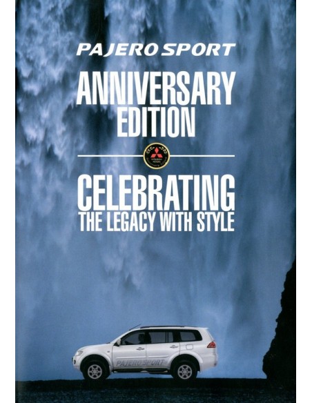2013 MITSUBISHI PAJERO SPORT ANNIVERSARY EDITION BROCHURE ENGELS