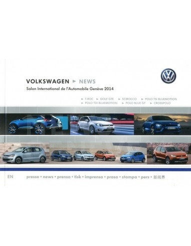 2014 VOLKSWAGEN GENEVE PERSMAP ENGELS + USB