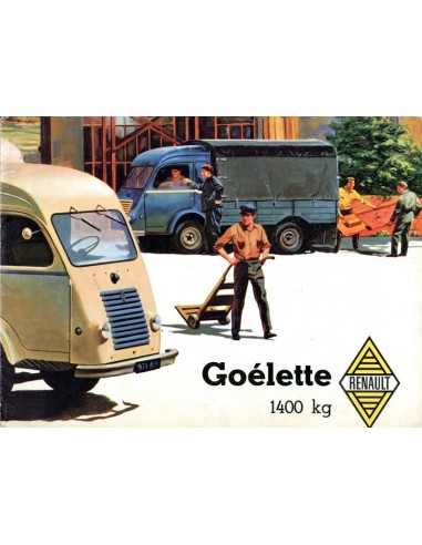 1962 RENAULT GOELETTE BROCHURE NEDERLANDS