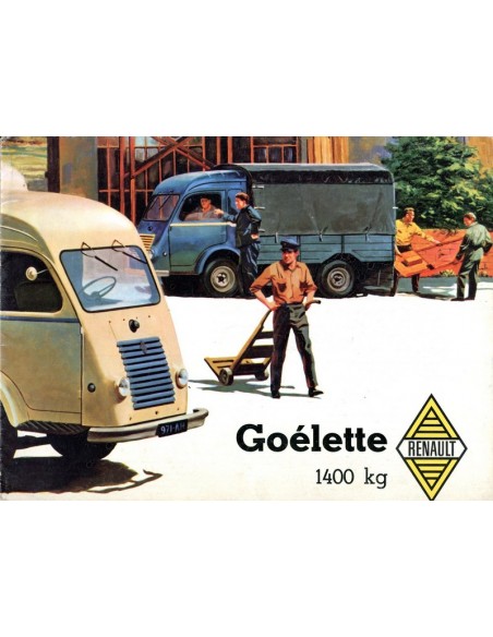 1962 RENAULT GOELETTE BROCHURE NEDERLANDS