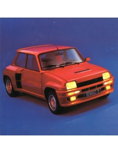 1981 RENAULT 5 TURBO PORTFOLIO PROSPEKT NIEDERLANDISCH 2