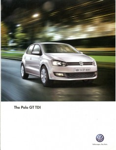 2013 VOLKSWAGEN POLO GT TDI BROCHURE ENGELS