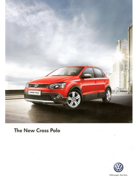 2013 VOLKSWAGEN CROSS POLO BROCHURE ENGELS