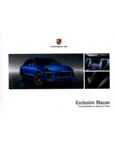 2014 PORSCHE MACAN EXCLUSIVE HARDCOVER BROCHURE FRANS