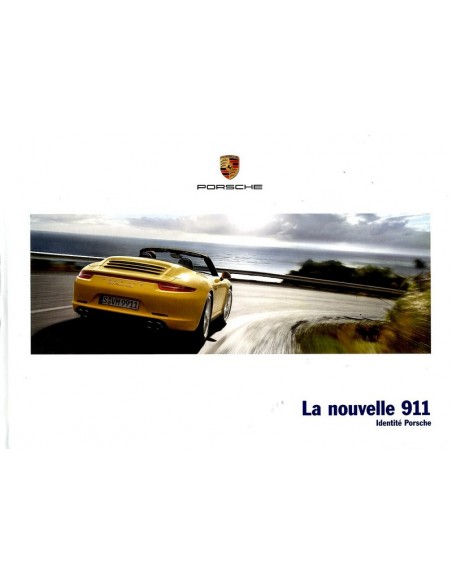 2014 PORSCHE 911 CARRERA HARDCOVER BROCHURE FRANS