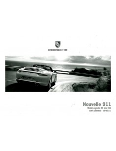 2014 PORSCHE 911 CARRERA HARDCOVER BROCHURE FRANS 2