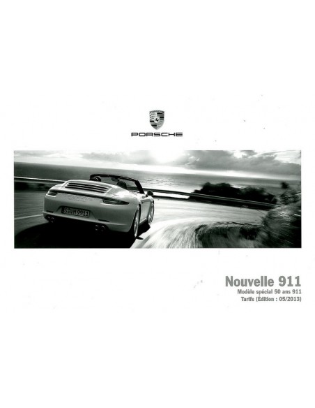 2014 PORSCHE 911 CARRERA HARDCOVER BROCHURE FRANS