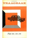1959 - 1966 FIAT 1800 2100 2300 VRAAGBAAK NEDERLANDS