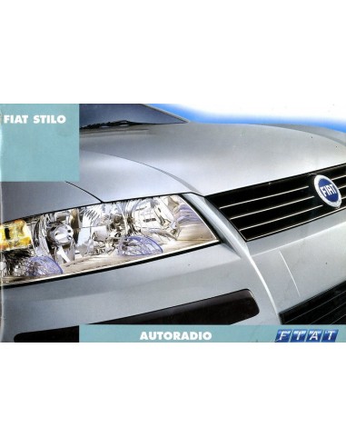 2003 FIAT STILO AUTORADIO INSTRUCTIEBOEKJE NEDERLANDS