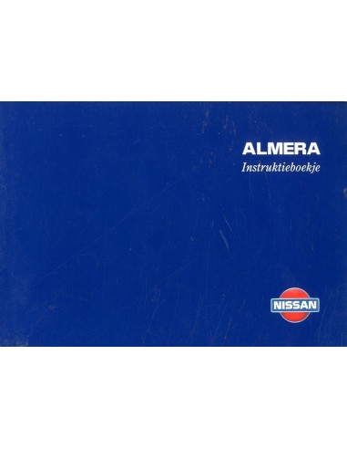 1996 NISSAN ALMERA INSTRUCTIEBOEKJE NEDERLANDS