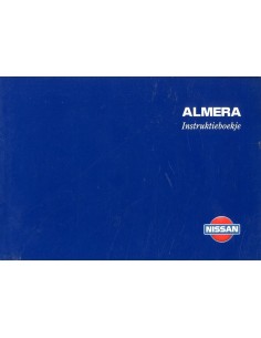 1995 NISSAN ALMERA INSTRUCTIEBOEKJE NEDERLANDS