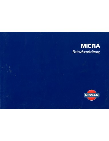 1996 NISSAN MICRA INSTRUCTIEBOEKJE DUITS
